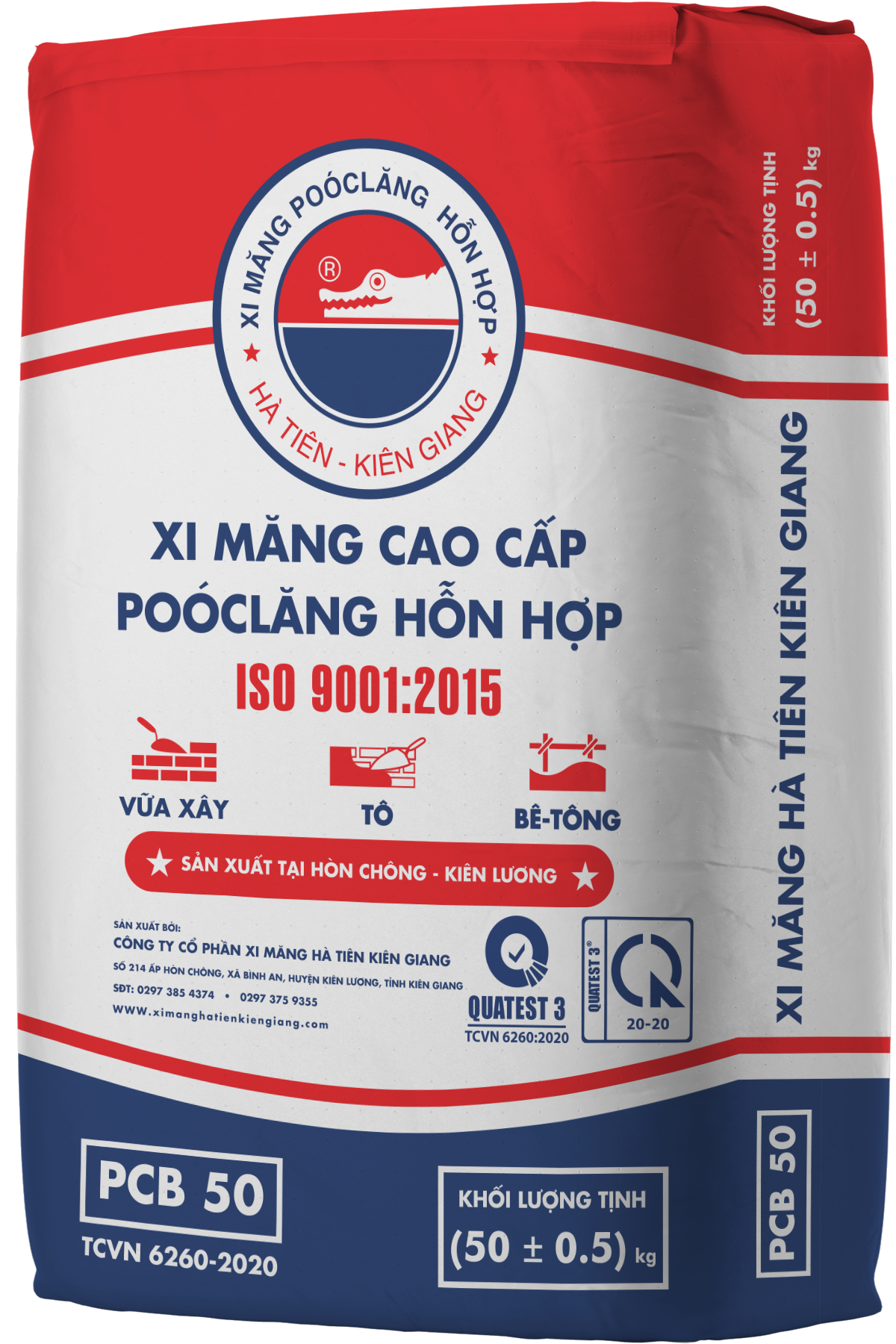 
            Xi măng Póoc lăng hỗn hợp PCB50 HTKG            