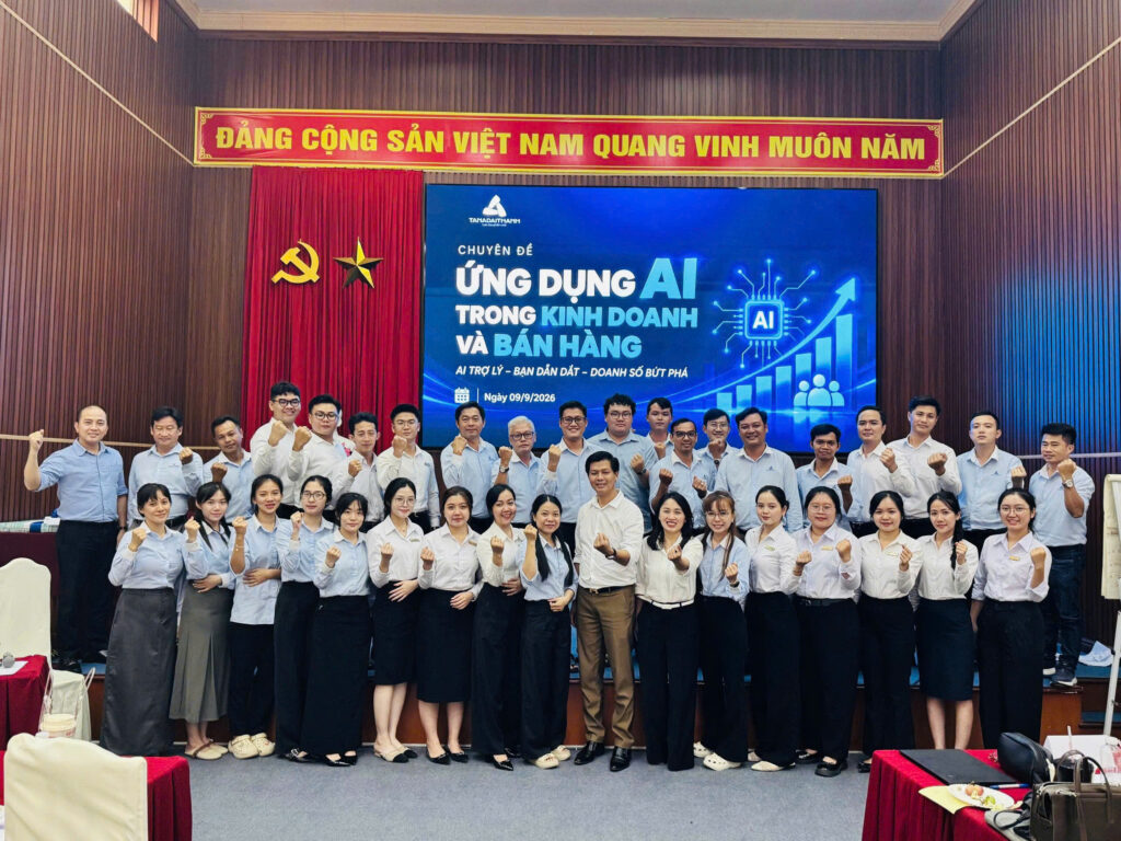 ĐỘI NGŨ HUD KIÊN GIANG CHỦ ĐỘNG ỨNG DỤNG AI – NÂNG CAO HIỆU QUẢ KINH DOANH