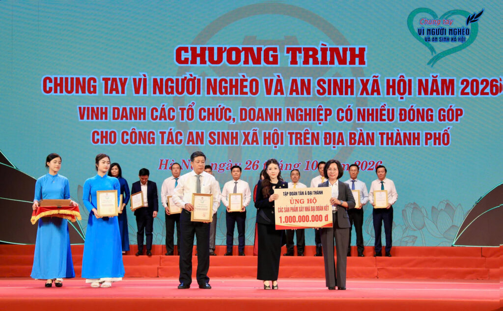 TÂN Á ĐẠI THÀNH CHUNG TAY “VÌ NGƯỜI NGHÈO” VÀ AN SINH XÃ HỘI THỦ ĐÔ NĂM 2026