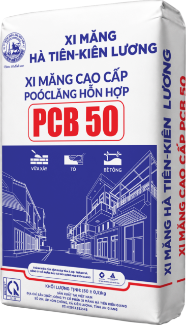 XI MĂNG HÀ TIÊN – KIÊN LƯƠNG XI MĂNG CAO CẤP POÓCLĂNG HỖN HỢP PCB50