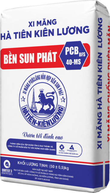XI MĂNG HÀ TIÊN KIÊN LƯƠNG BỀN SUN PHÁT PCB40-MS