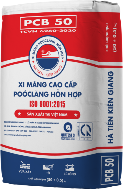 XI MĂNG POÓC LĂNG HỖN HỢP PCB50
